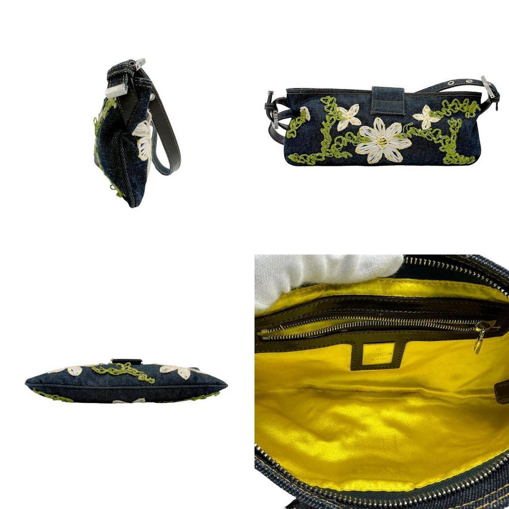 Fendi Shoulder Indigo Denim Bag